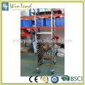 Metal trolley catering PVC casters customized shelves stainless steel trolley